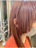 【AMAZING HAIR千歳店/森田】ブリーチonピンクベージュ