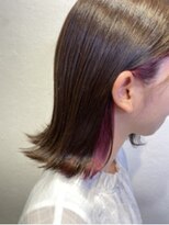 エイム ヘア リアム 調布店(eim hair liam)&nbsp;イヤリングカラー ツートンカラー ロブヘア