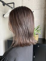 ヌーク(nook) 切りっぱなしボブ×アイスグレージュ