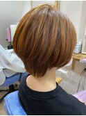 襟足は残したショート