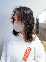 フィッツコア(FITS CORE)&nbsp;ウルフ　スパイラルパーマ　癖毛パーマ