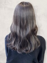 ファイン 美容室 深川店(FINE) 30代40代大人可愛い髪質改善カラーラベンダーグレージュ透明感