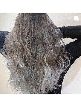 ヘアーメイクポリッシュ 洛西口店 外国人風バレイヤージュ