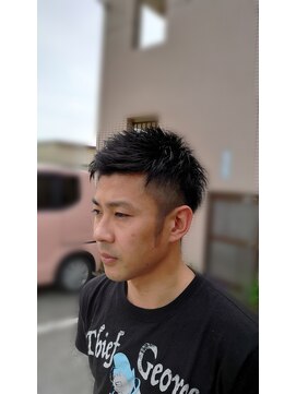 カットハウス パセリ アップバンクツーブロックショート　　<理容室>/メンズ/バーバー
