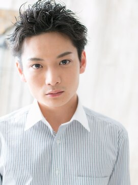 メンズヘア ビーセカンド 草加店(MENS HAIR B-2) セミウェットがセクシーなリラクシーおしゃれショートT草加