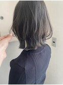 ボブレイヤー　ブリーチなし　グレーブルーsk