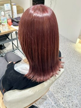 ゼストララ(ZEST Lara) 秋冬人気!ブリーチなしチェリーレッド【吉祥寺】misaki