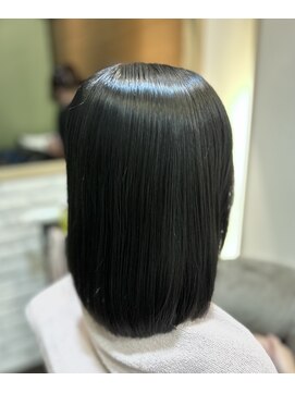 ヘアー グリーン(hair green) 艶サラストレート／縮毛矯正