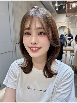 ロンド エスポワール 錦糸町(Lond espoir) ◯シアーカラーセミディカール姫カットくびれレイヤーボブ外ハネ