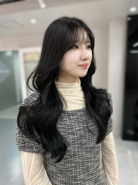 ジーナリア(Xena ria) 《Kaho》dark gray × layer cut