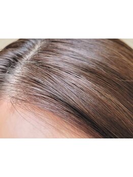 【山口市大内】頭皮や髪に優しい薬剤♪もちの良さも色味も大切にした白髪染めが好評◎