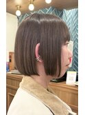 黒髪ボブルフネビージュ小顔ワンレンスペインカール大宮