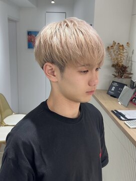 メンズペレ 渋谷(MEN'S PELE) ニュアンスパーマ/韓国マッシュ/スパイキーショート/渋谷