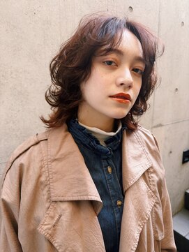 レジュアル(RESSUAL) メルティーカラーフェミニンロング似合わせウェーブミディアム