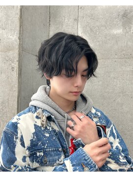 ロンドホットリップ 立川(Lond hot lip) men'sメンズカットフェザーパーマダウンパーマシャドウパーマ