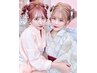 【夏祭り♪】浴衣アレンジ ※Instagram予約限定で着付けも可能