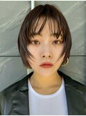 似合わせボブ 顔まわりレイヤーボブ おしゃれボブ