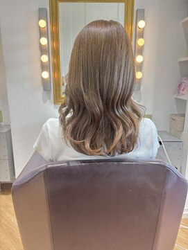 コワファースト  させぼ五番街店(COIFF1RST) ブリーチなしオリーブベージュ