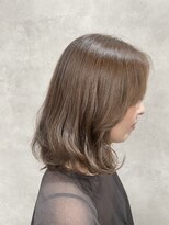 ルノン フィージュ(LUNON fieju)&nbsp;アプリコットオレンジくびれヘアハイライトカラー熊本