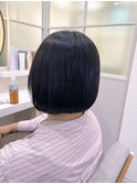 縮毛矯正＊サラッとまとまるボブ