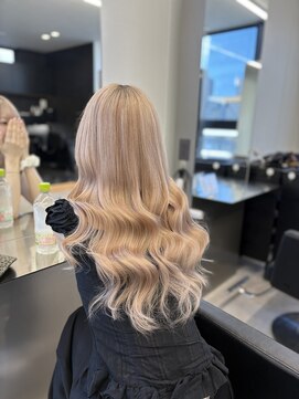 ラピステン 福岡天神 大名店(Lapis) エクステ/染めれるエクステ/ハイトーンエクステ/ミルクティー