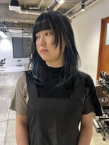 キャロルガーデンズ ボコカ 表参道(Carroll Gardens bococa) 【kacho】デザインハイライトカラー ブルーカラー