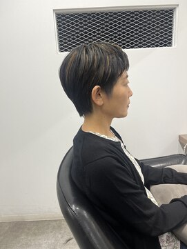 シェル 立川(shell) ベリーショート×立体感ハイライト