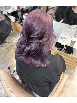 サンクマーケット 渋谷(cinq MARKET) 渋谷ブリーチカラーハイトーンカラーラベンダーグレージュ20代