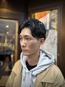 レオヘアワークス(LEO HAIR WORKS) ラフカール　ニュアンスパーマ　メンズカット　メンズパーマ