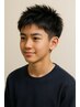 《学割》中学生カット新規限定¥2800(お顔剃無料)(眉毛デザイン)