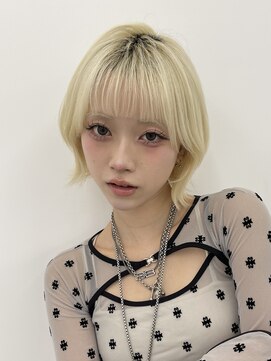 サンドイエナ 横浜店(sand yena) くびレイヤーボブルフネビージュ小顔ワンレンこなれミディ