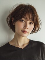 ロディーナ 大口 新子安(rodina) 着物ヘア/ダークアッシュ/ミディアムレイヤーカット/大口子安