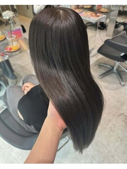 アディクション(ADDICTION)の写真/【髪質改善ストレート】ダメージを最小限に、髪のくせや広がりを抑え自然なストレートヘアに◎