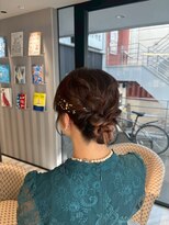 アース エレガンス 吉祥寺店(EARTH Elegance) 凛とした品格。金箔×シニヨンでお呼ばれヘア