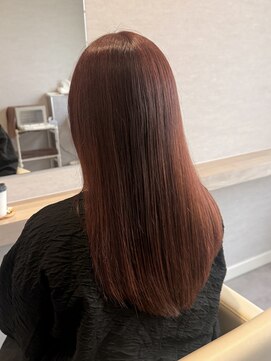 イマージュ 志免店(image) ピンクブラウン × ロングストレート
