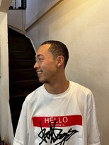 ビーバイエイトジェンツ(Bee by EIGHT GENTS) リバースセンターパート/ニュアンスパーマ/ダウンバング/心斎橋
