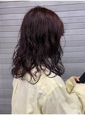◎簡単スタイリングエアウェーブパーマ×ミデ