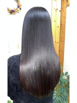 エルモア美容室 メテオトリートメントカラー髪質改善。ダメージを抑え内部補修