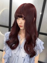 シーバイスリー 綱島(C×3)&nbsp;ブリーチなしWカラーで出来るワインレッド
