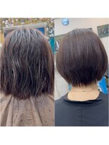 ラニハナクドウ(lanihana.kudo)&nbsp;＋＊首が長く見えるショートボブ＊＋
