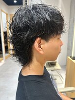 メイキー メンズ 本厚木(MA-IKI)&nbsp;マッシュウルフカットツーブロックパーマメンズ/メイキー本厚木
