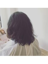 カタチヘアー(HAIR) 。。。自然。。。クセゲ。。。かわいい。。。ミディアムのカタチ