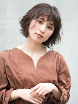 エムクランメイクス 原宿 表参道(m.clan MAKE'S)&nbsp;大人かわいい ひし形シルエット 小顔 【エアリーショート/ボブ】
