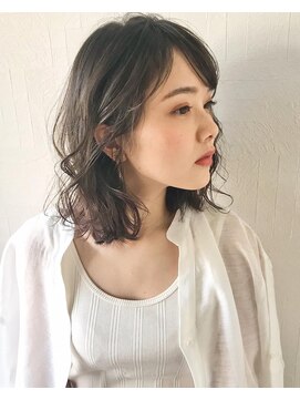 リノ 吉祥寺(Lino kichijoji) 暗めアッシュ×くしゅっとカールで大人ピュア