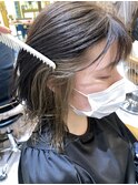 インナーカラー　サンドベージュ　西田大樹