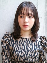 ダヴィン 中目黒(DaVin)&nbsp;【DaVin中目黒】大人可愛いミディアムレイヤー　モカブラウン