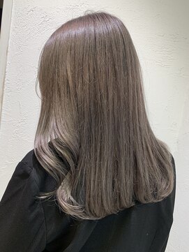 アジールヘア 池袋東口店(agir hair) グレージュカラーダブルカラービタミンカラーくびれヘア池袋