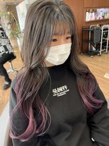 マール(marl)&nbsp;【marl.】グラデーション　グレージュラベンダー