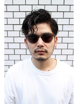 ジャコ ヘアー(jako HAIR) (jako)七三オールバック アップバングくせ毛風パーマバーバー