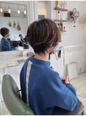 トップふんわりショートのパーマスタイル